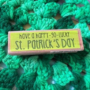 Brand new have a happy go lucky St Patrick’s day stamp by Studio G